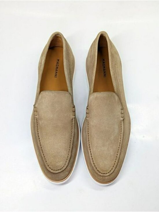 NWOB Magnanni Men\'s Lourenco Suede Sneaker Loafers Size 10 (MSRP $475) main image 6